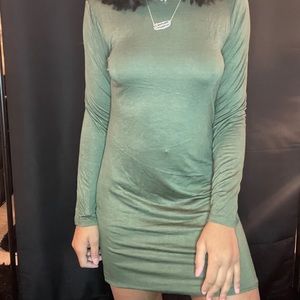 olive green dress